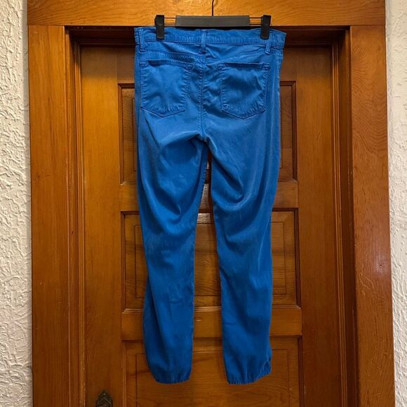 J Brand Breakwater Bright Blue Capri Ankle Pants Women’s US 29 - Picture 5 of 10